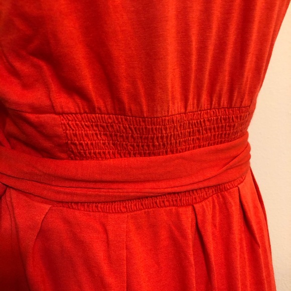 Ann Taylor LOFT Tie Waist Faux Wrap Dress - Picture 7 of 8